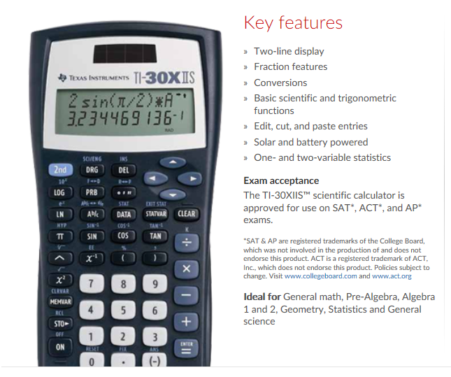 Texas Instruments Calculator